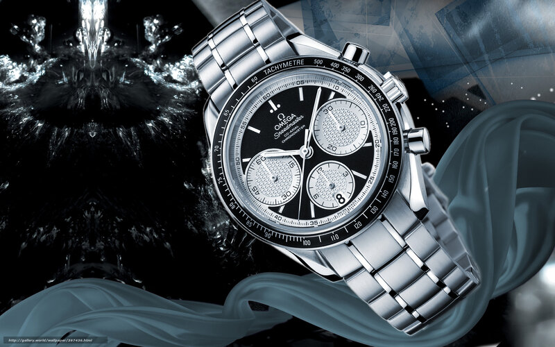 Omega Speedmaster Watch — Black, Dramatic