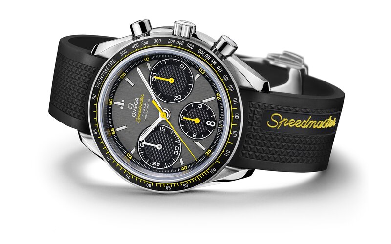 Omega Speedmaster Watch — Black, Neutral, Photograph, Strap, Dial
