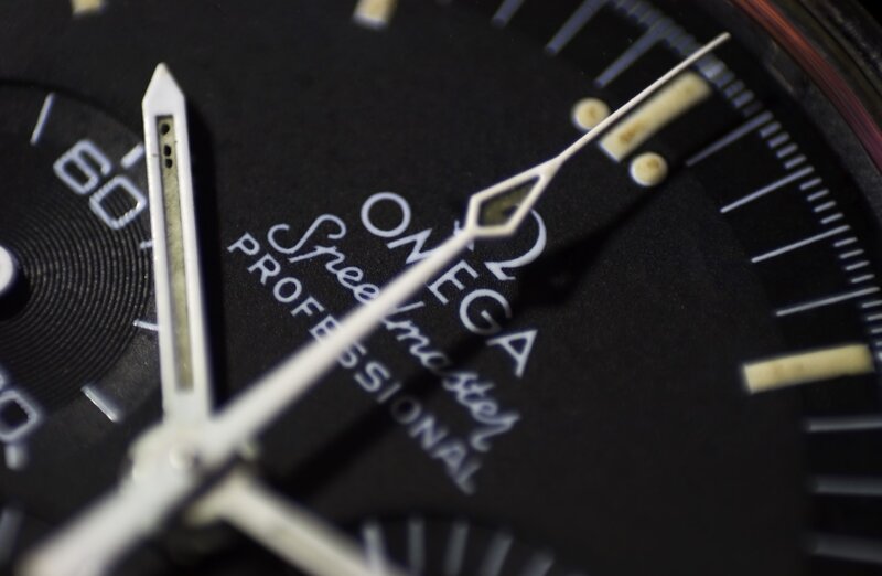Omega Speedmaster watch face