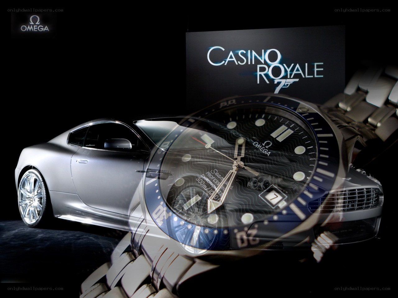Omega watch and car