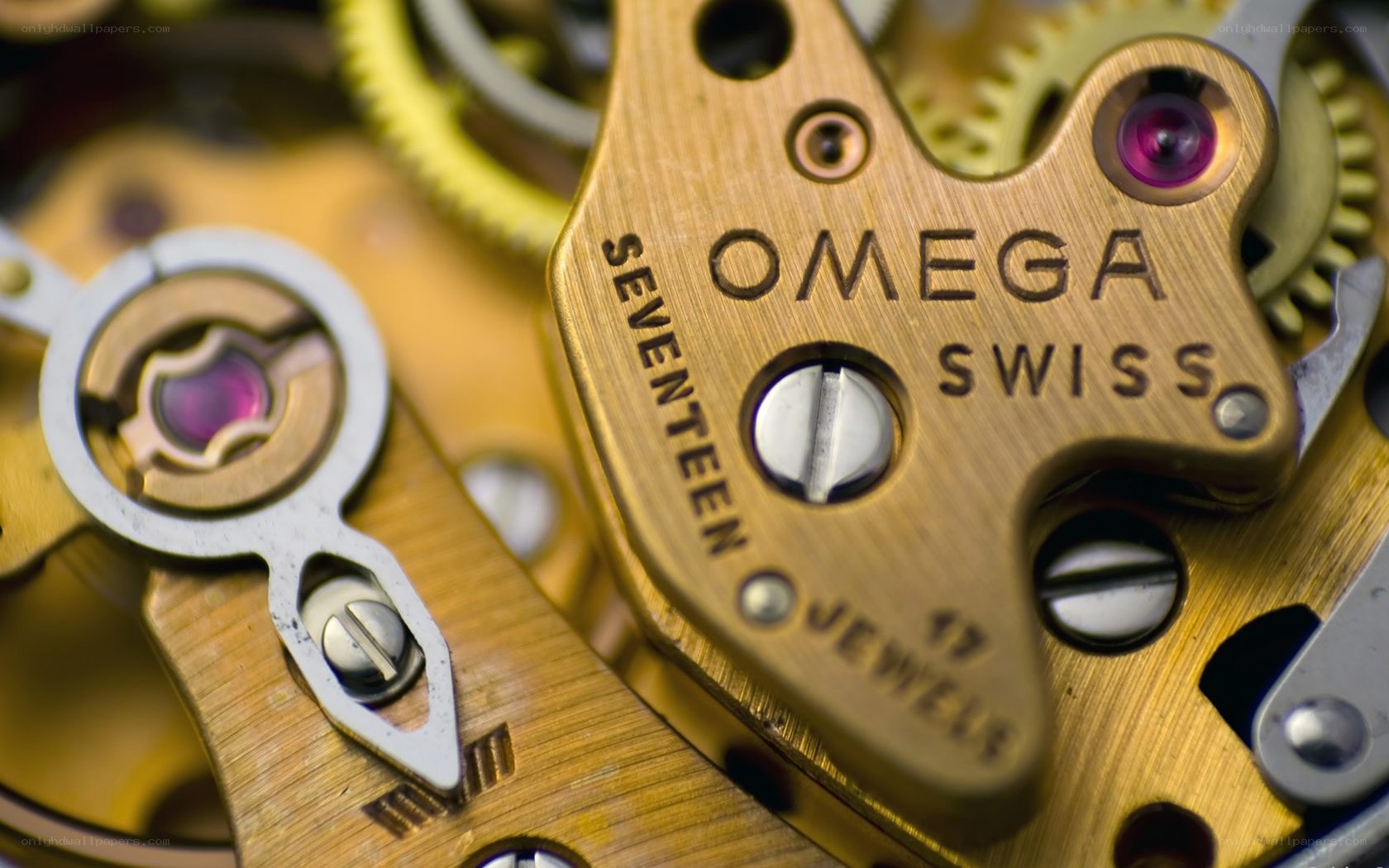 Omega watch movement details