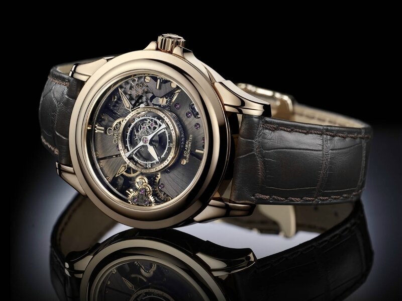 Omega watch with tourbillon
