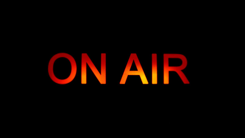 On Air text display