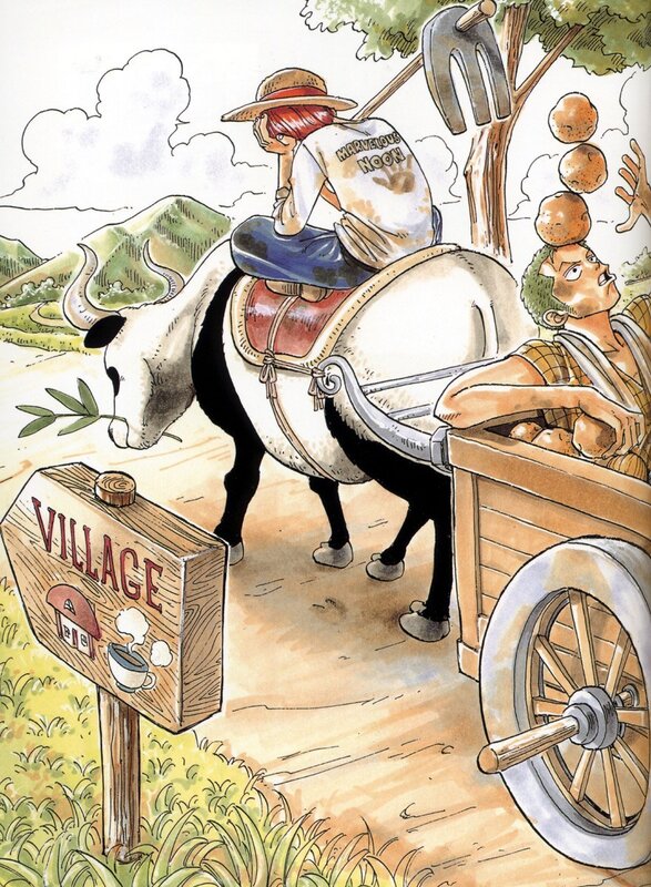 On the way to the village