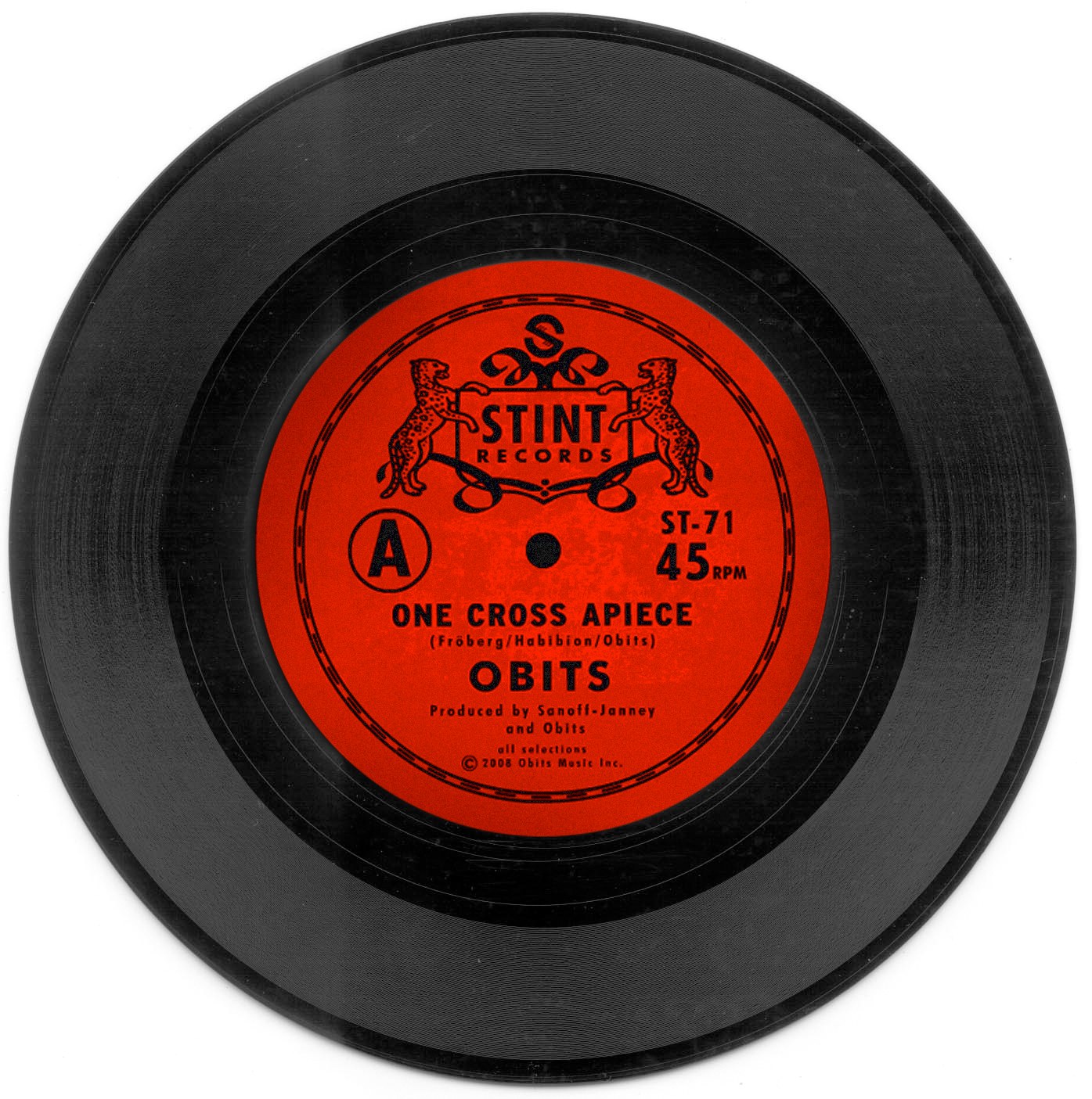 One Cross Apiece vinyl record