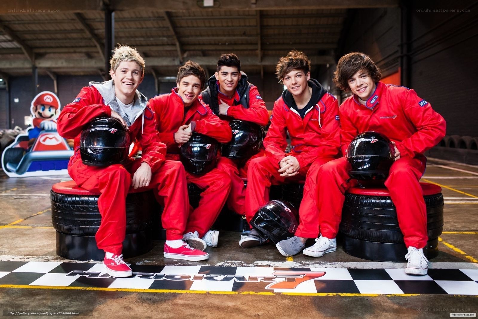 One Direction at Mario Kart event