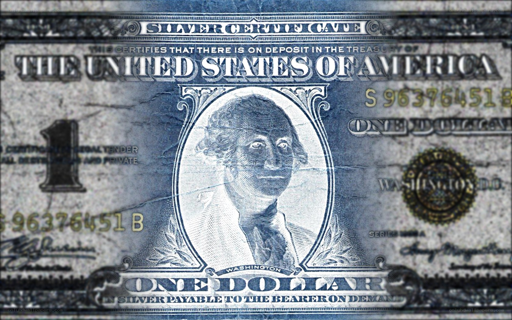 One Dollar Bill Close-Up