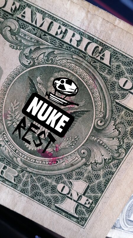 One-dollar Bill with Overlay