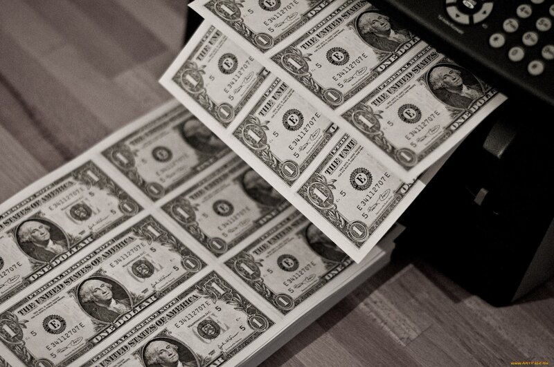 One-dollar Bills Printing