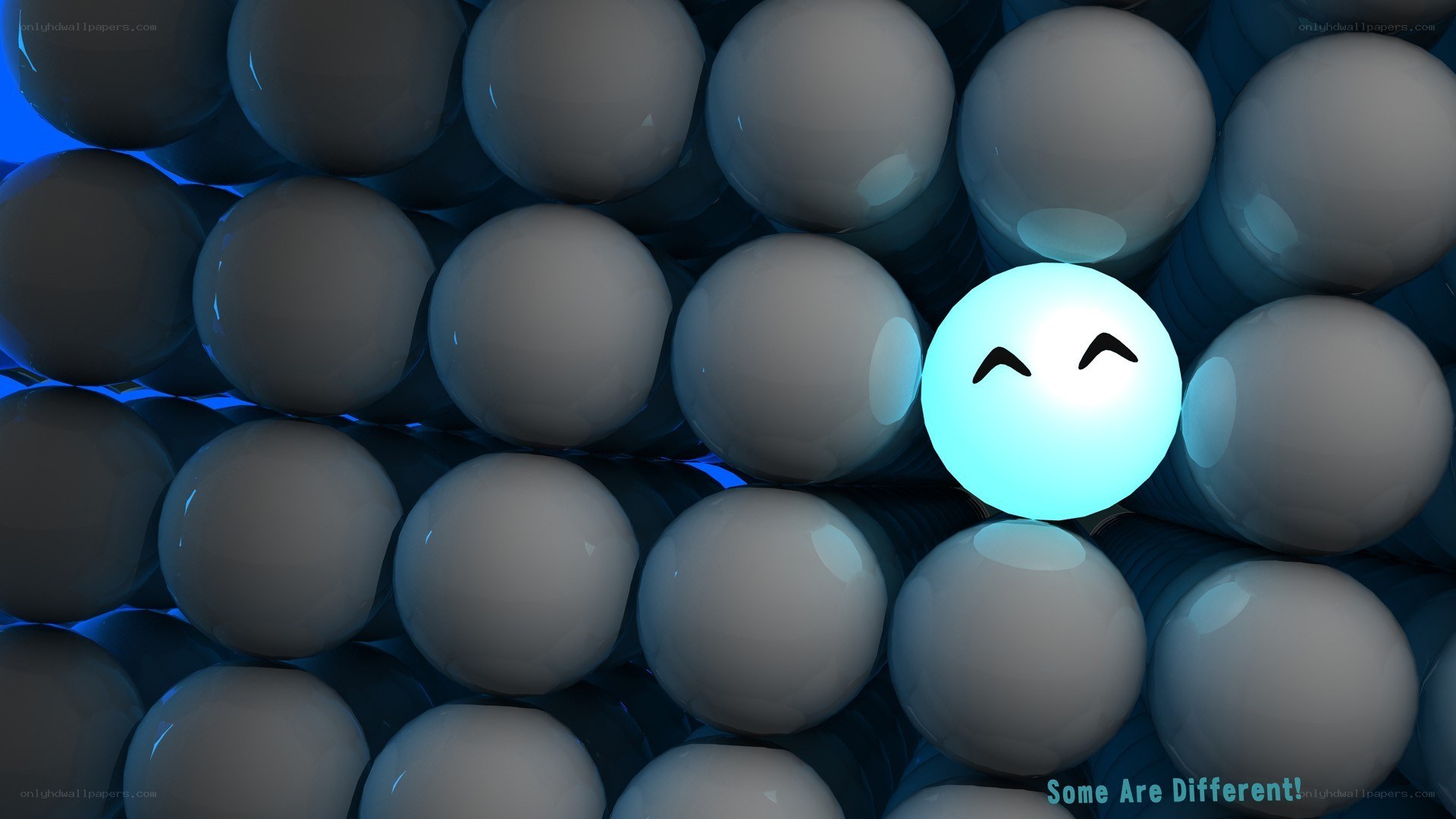 One Glowing Sphere Among Many