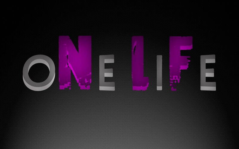 One Life text graphic