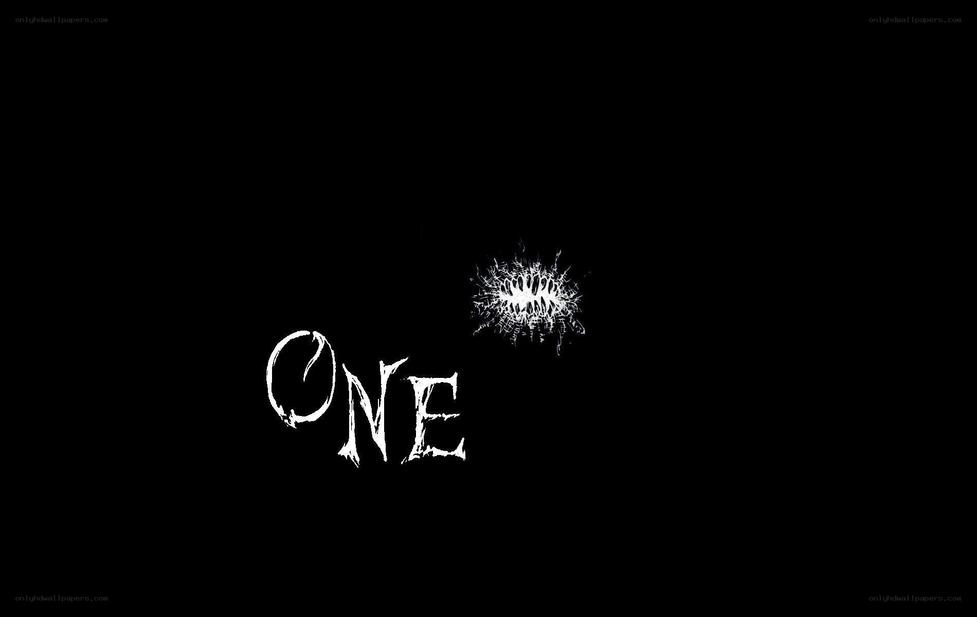 One logo with splatter effect