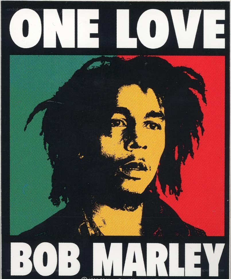 One Love Bob Marley poster