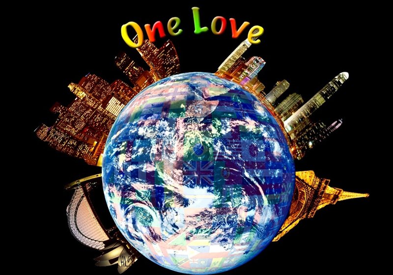 One Love Earth Globe