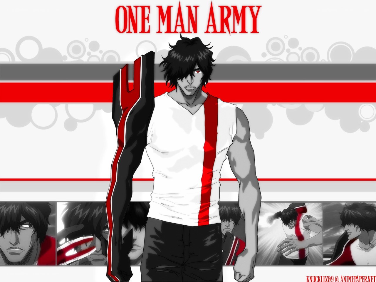 One Man Army anime character
