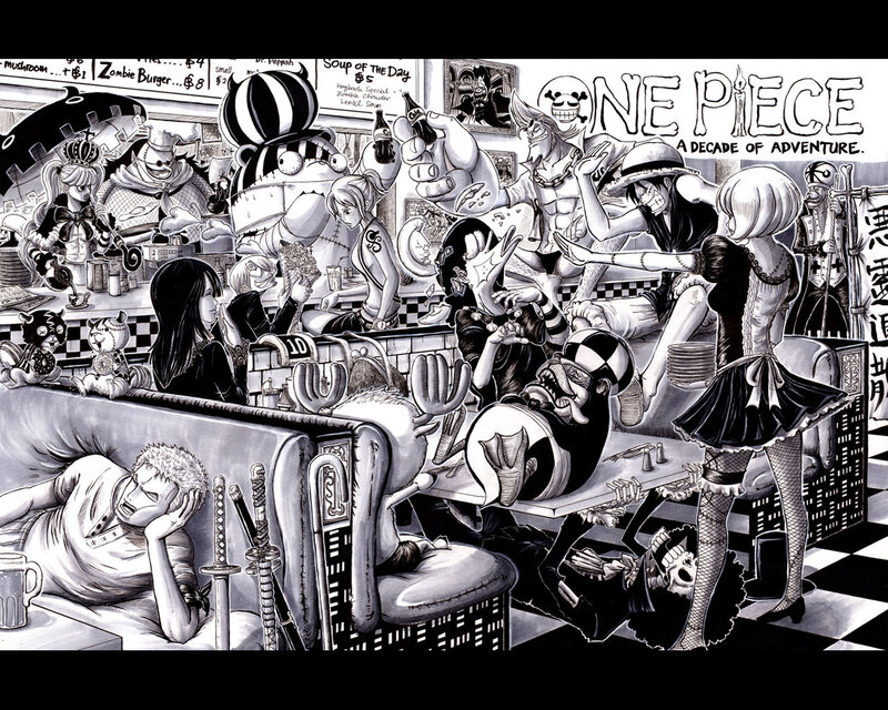 One Piece 10th Anniversary Art