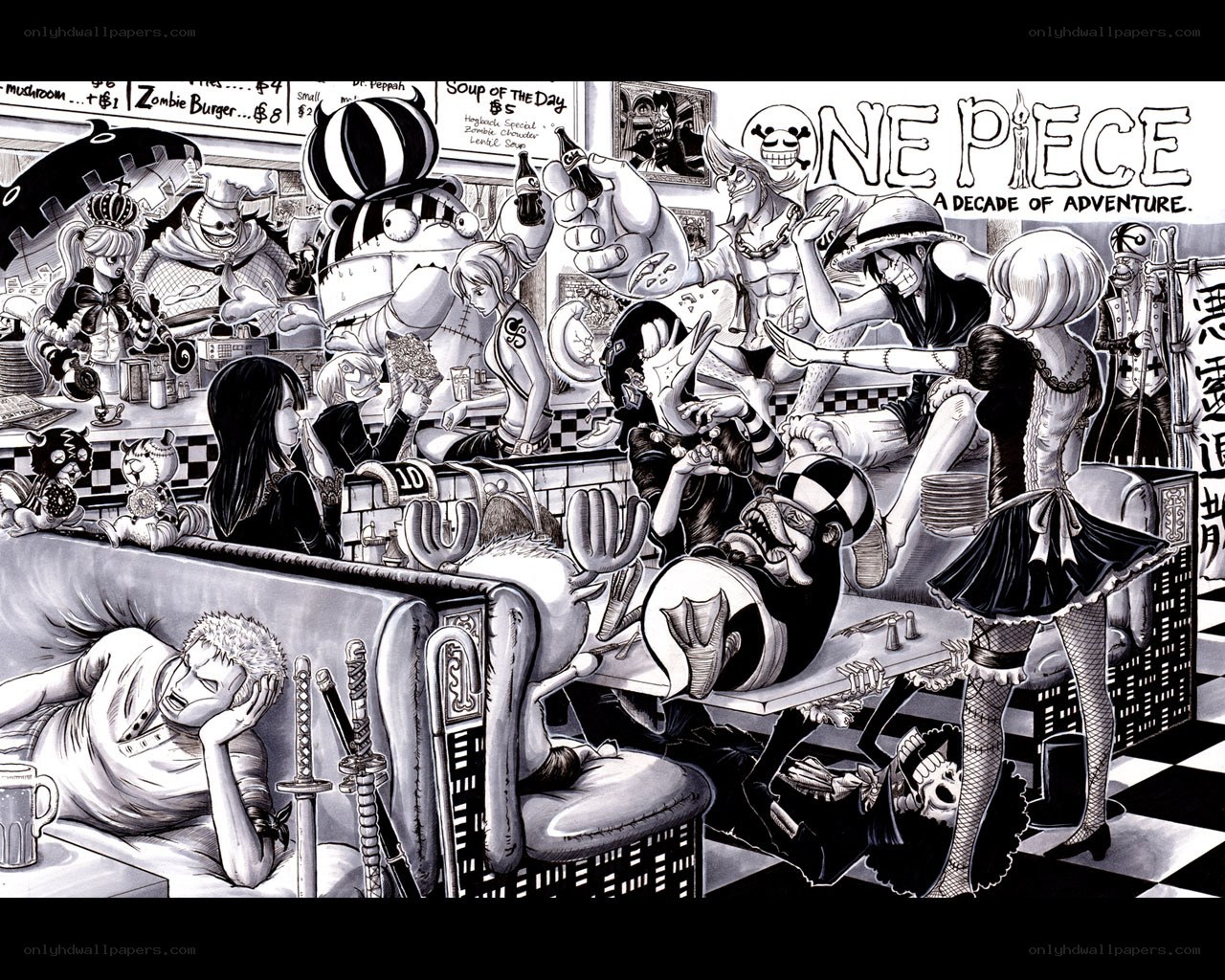 One Piece 10th Anniversary Art