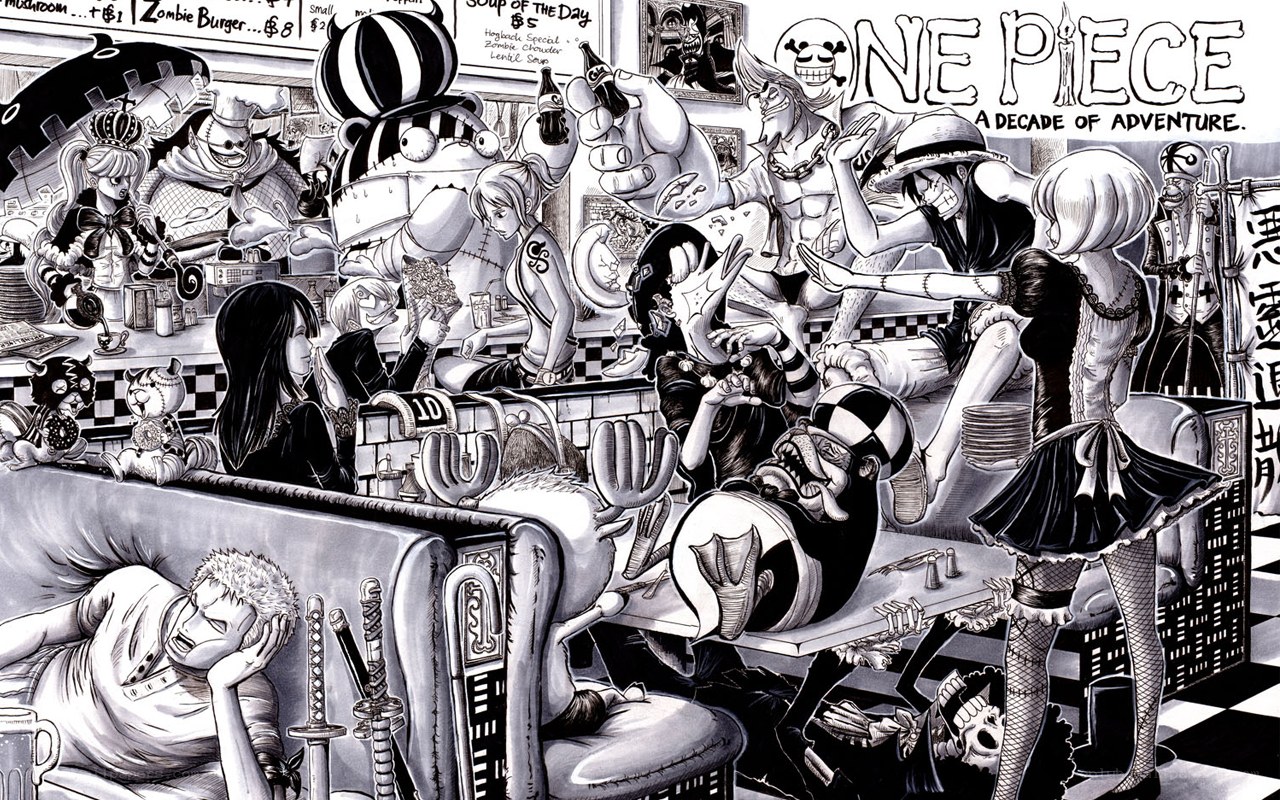 One Piece 10th Anniversary Illustration