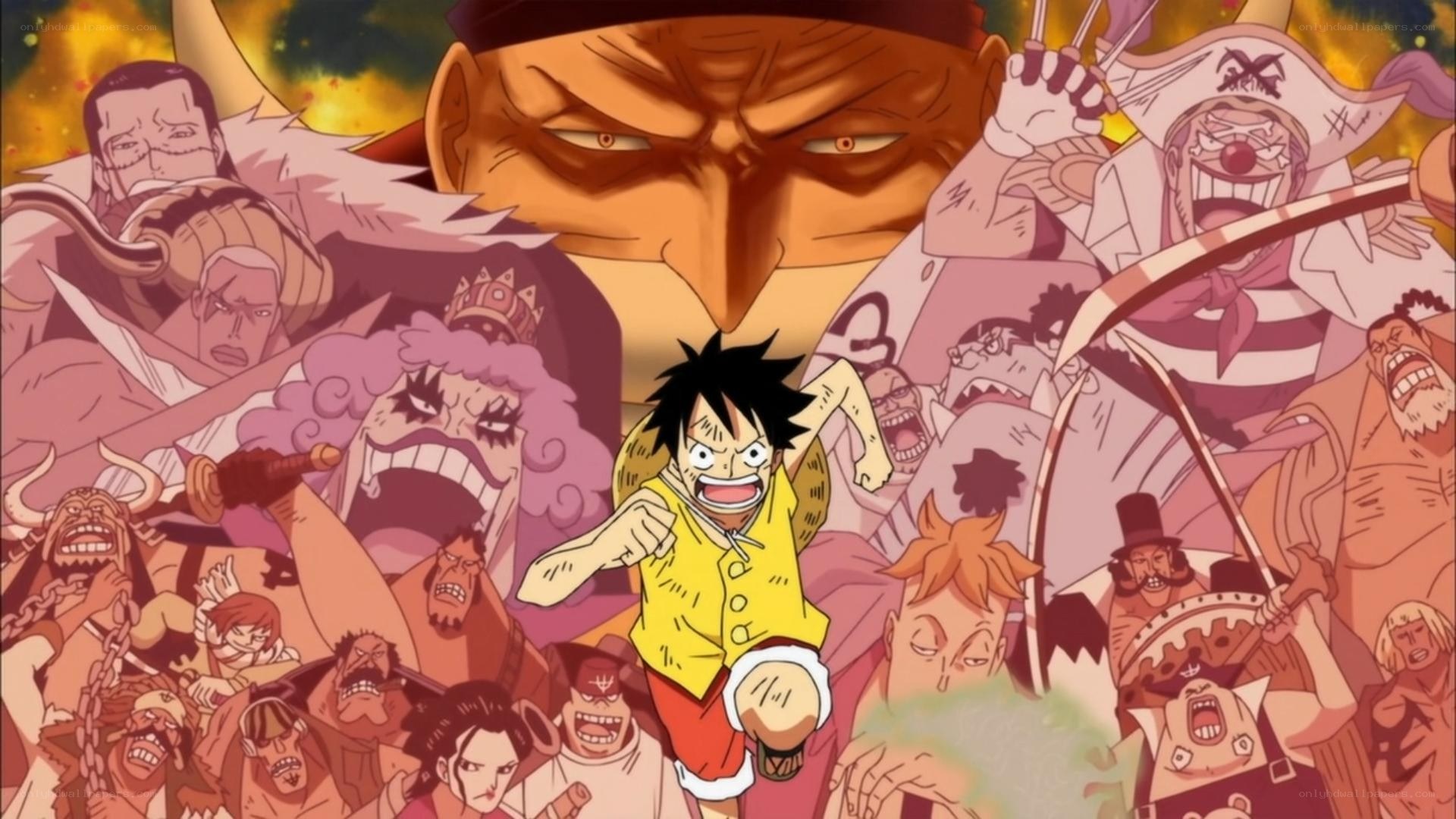 One Piece anime battle scene