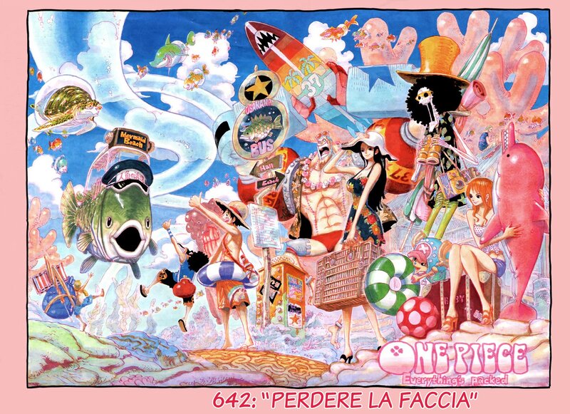 One Piece beach scene