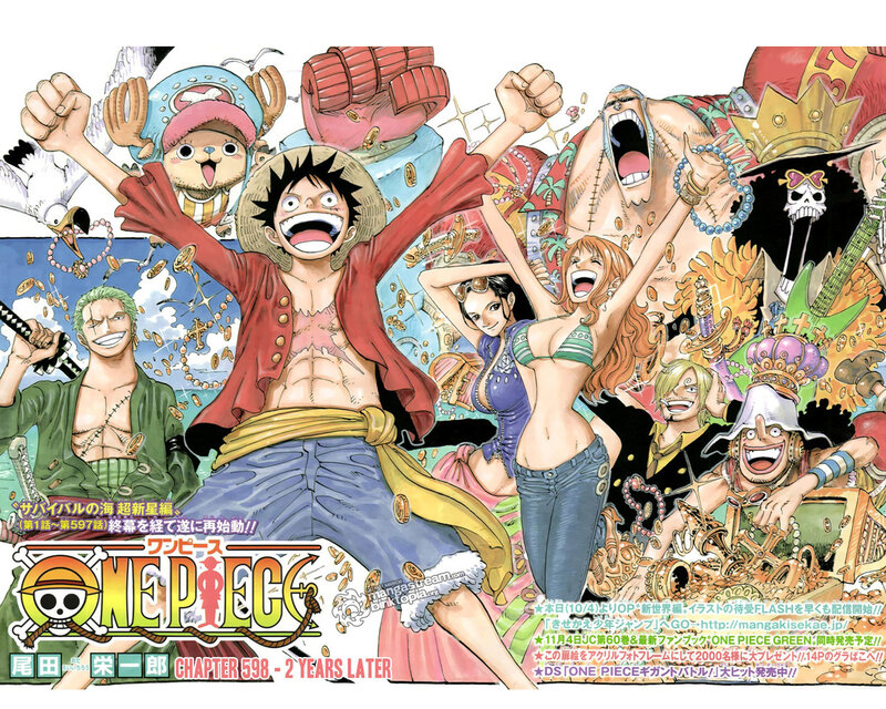 One Piece chapter 598 cover