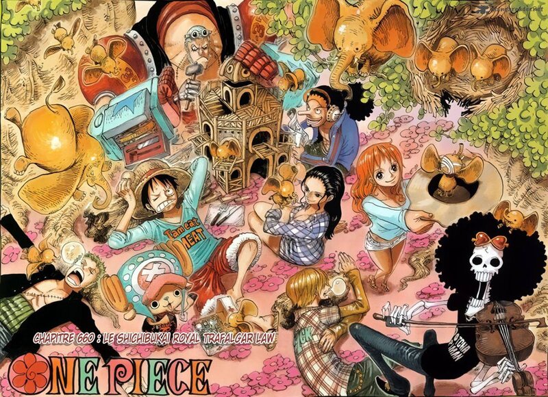 One Piece chapter cover art