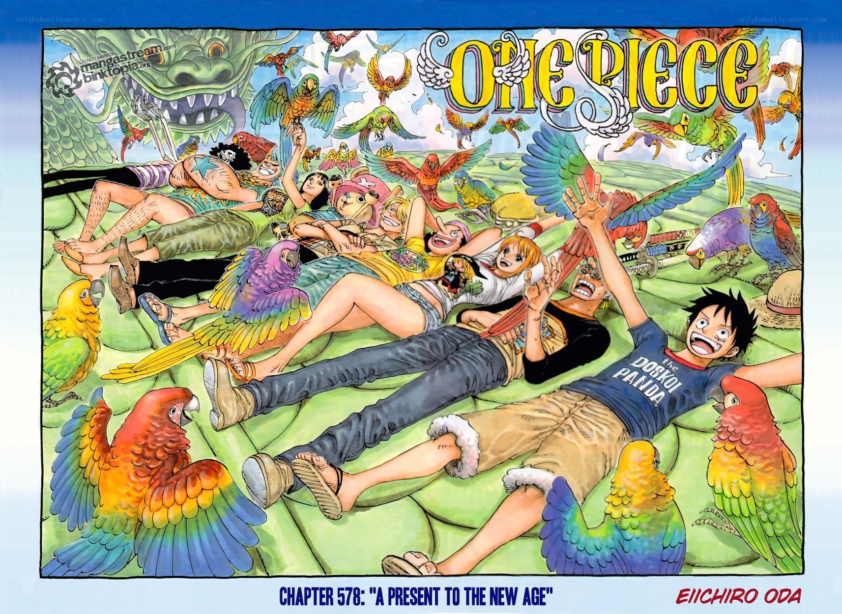 One Piece chapter cover art