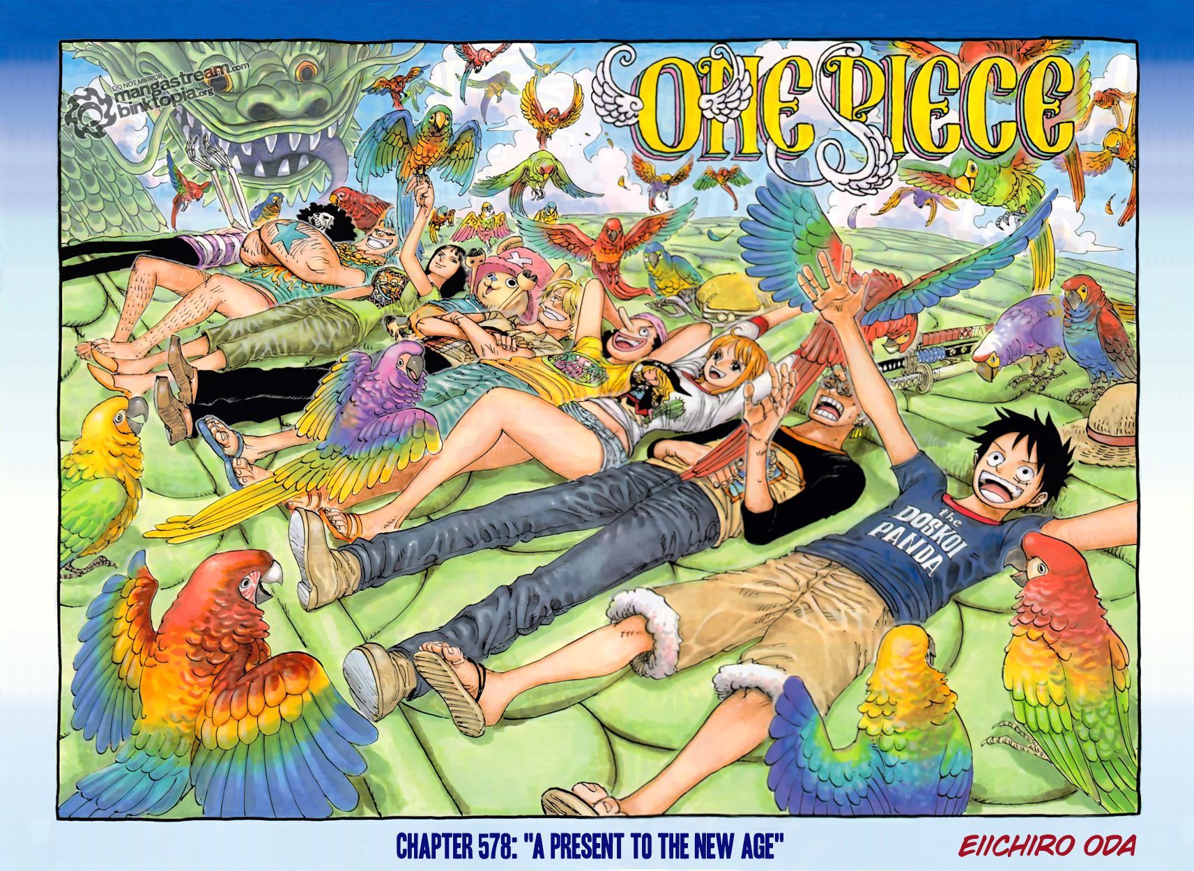 One Piece chapter cover art