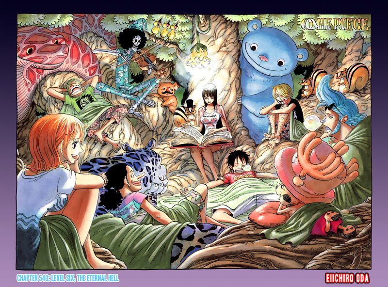 One Piece chapter cover art