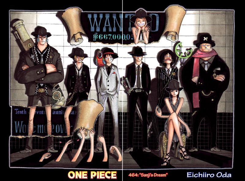 One Piece chapter cover art
