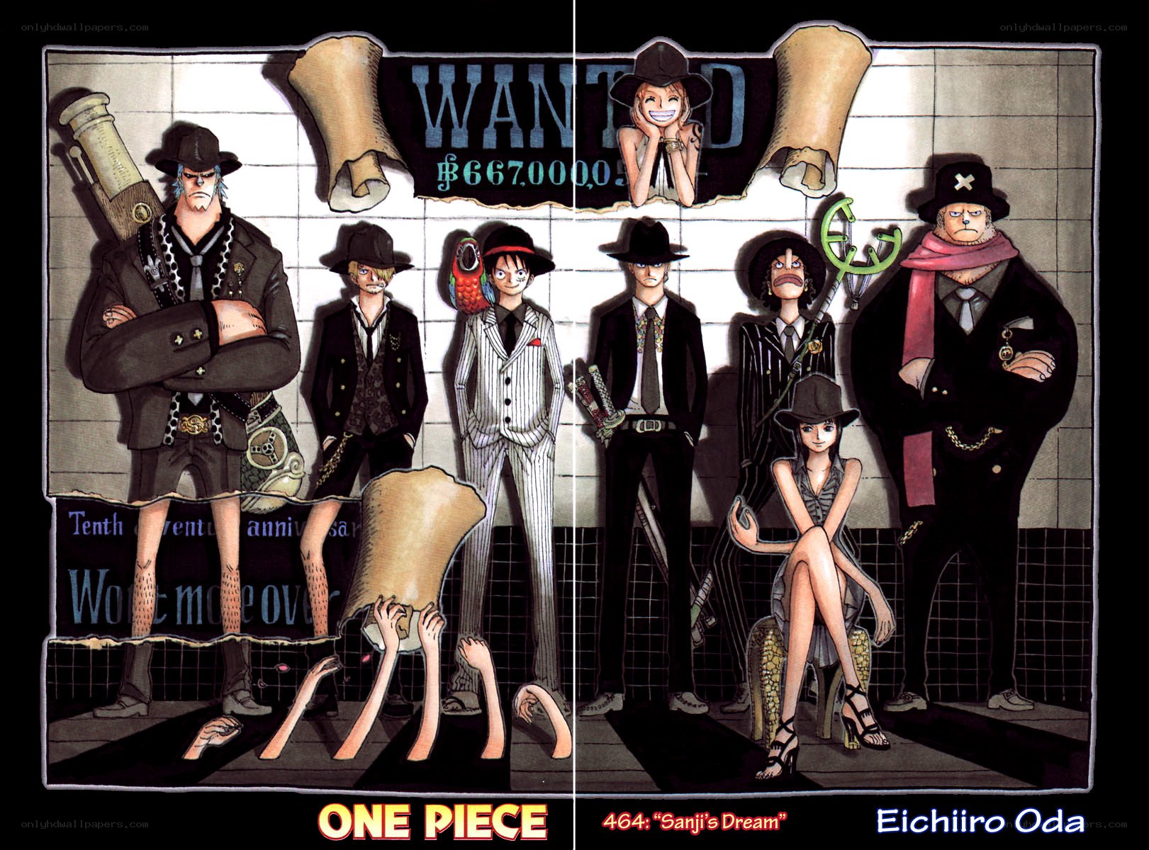 One Piece chapter cover art