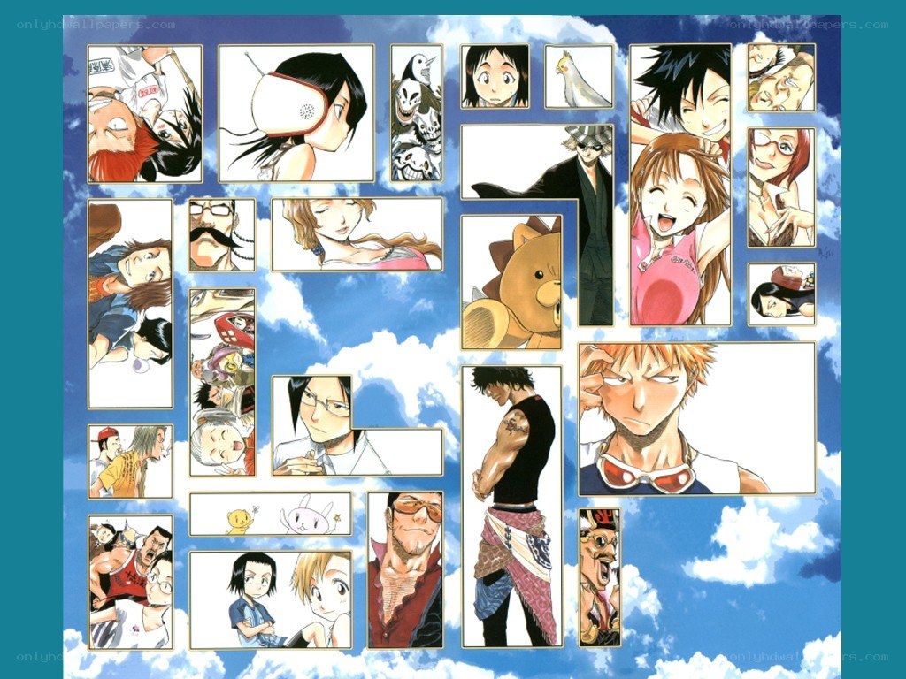 One Piece character collage