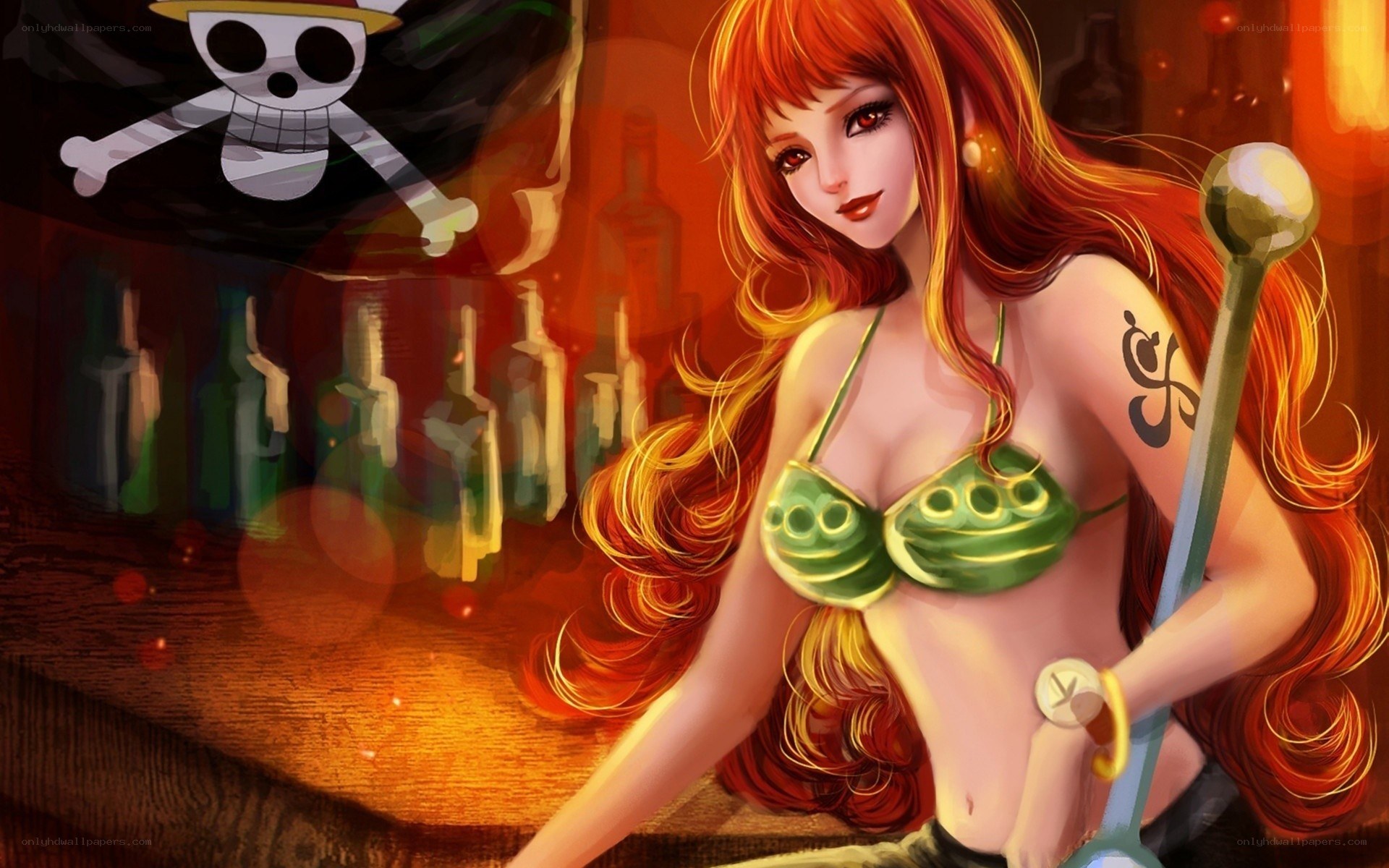 One Piece character in bar