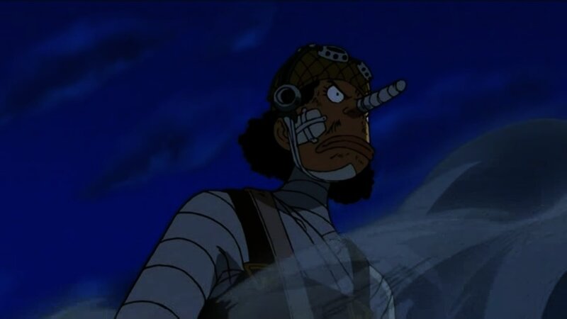 One Piece character in distress