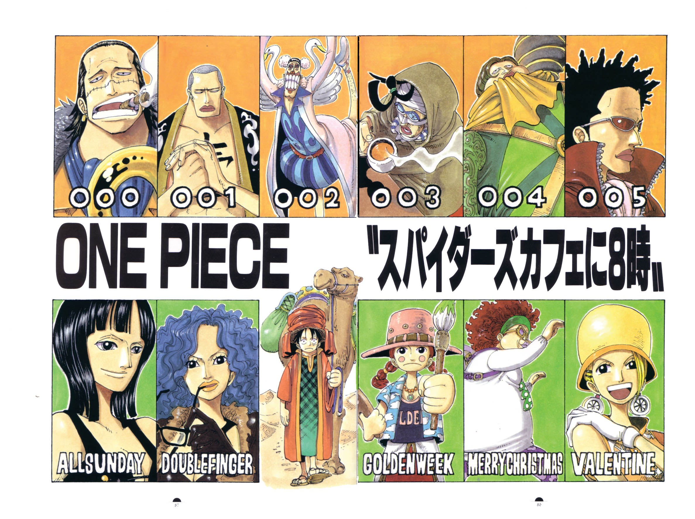One Piece character lineup