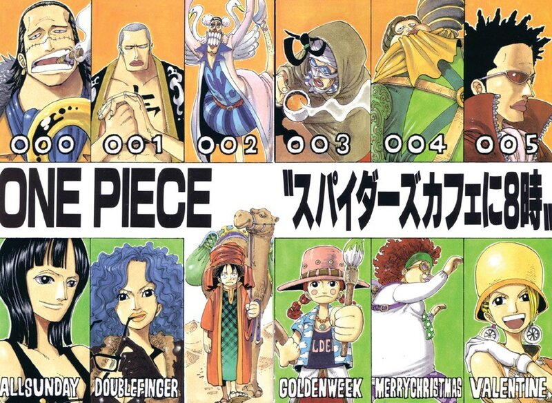 One Piece character lineup