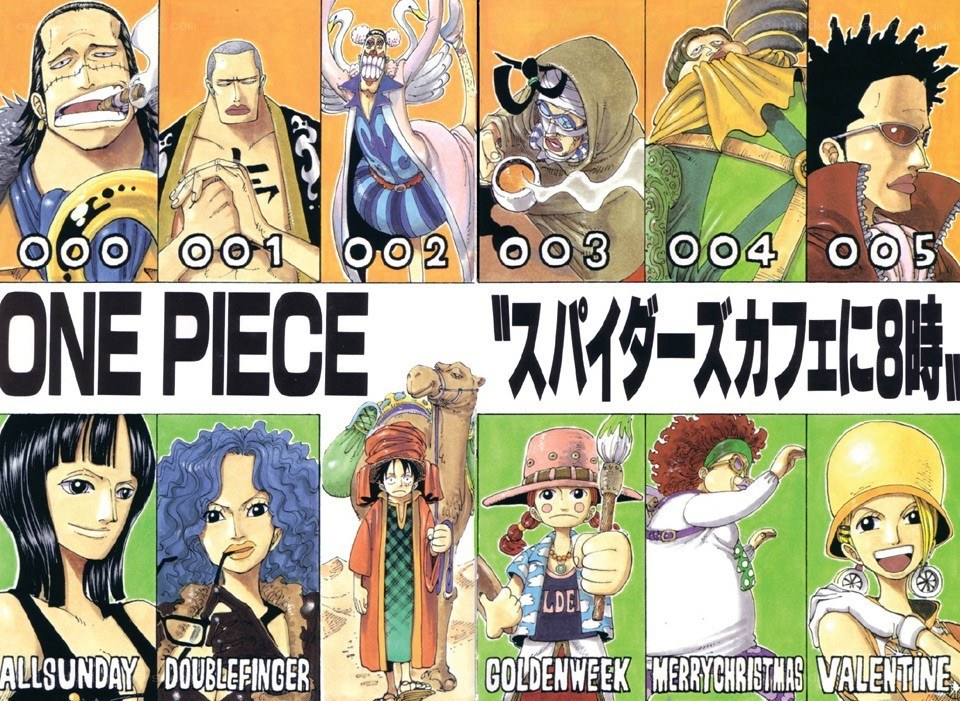 One Piece character lineup