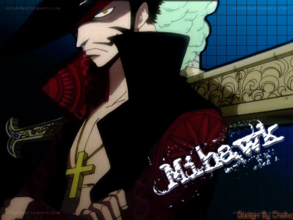 One Piece character Mihawk