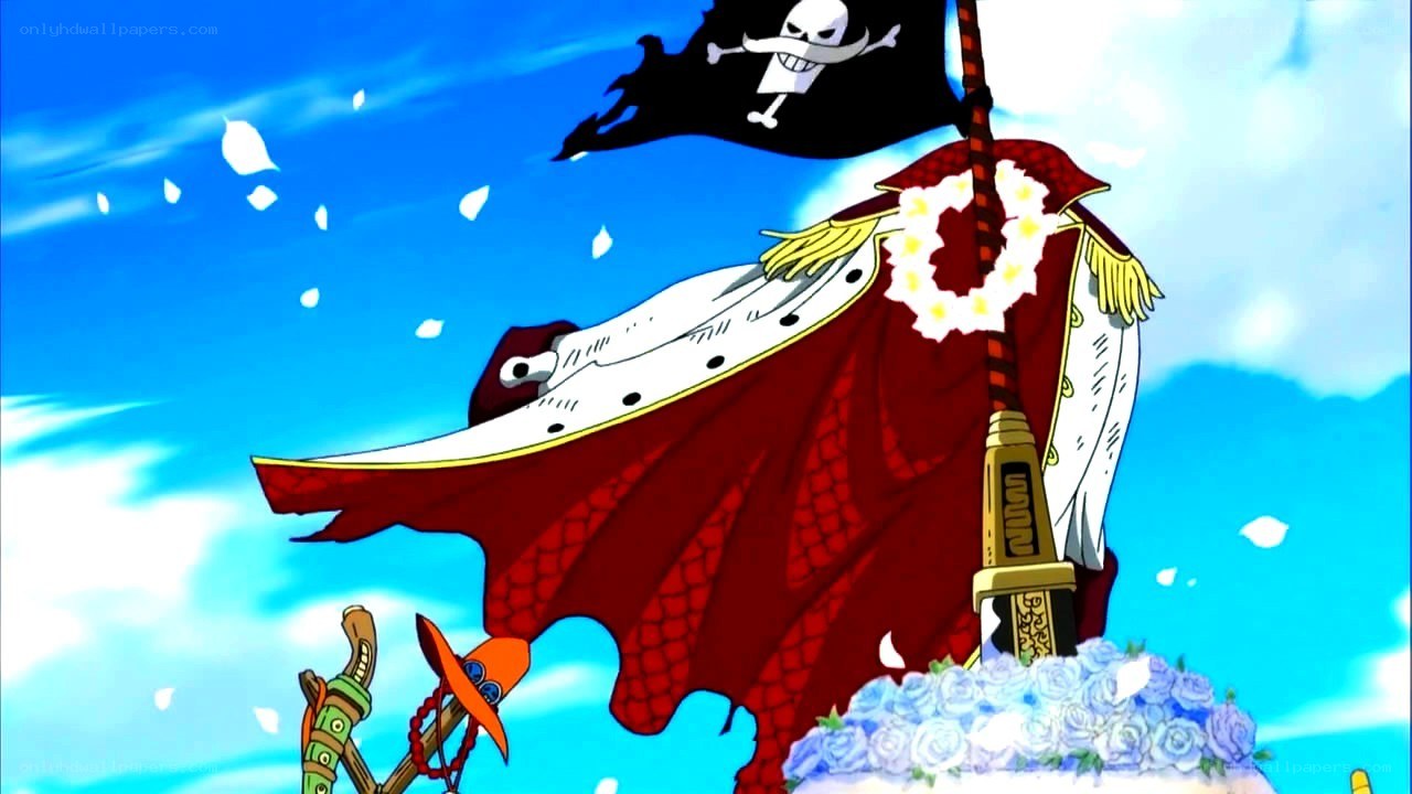 One Piece character on a ship