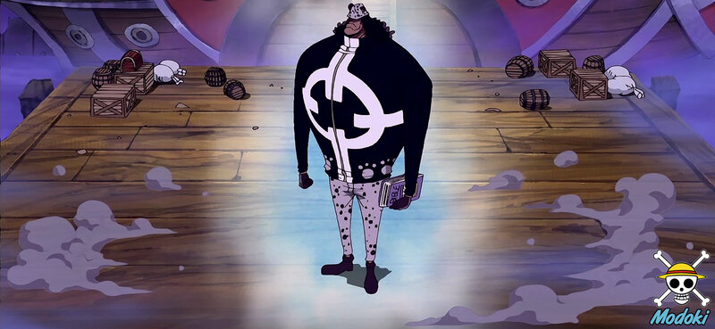One Piece character on ship deck