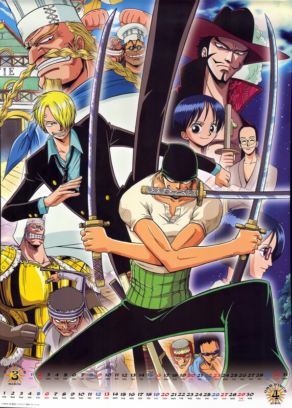One Piece character poster