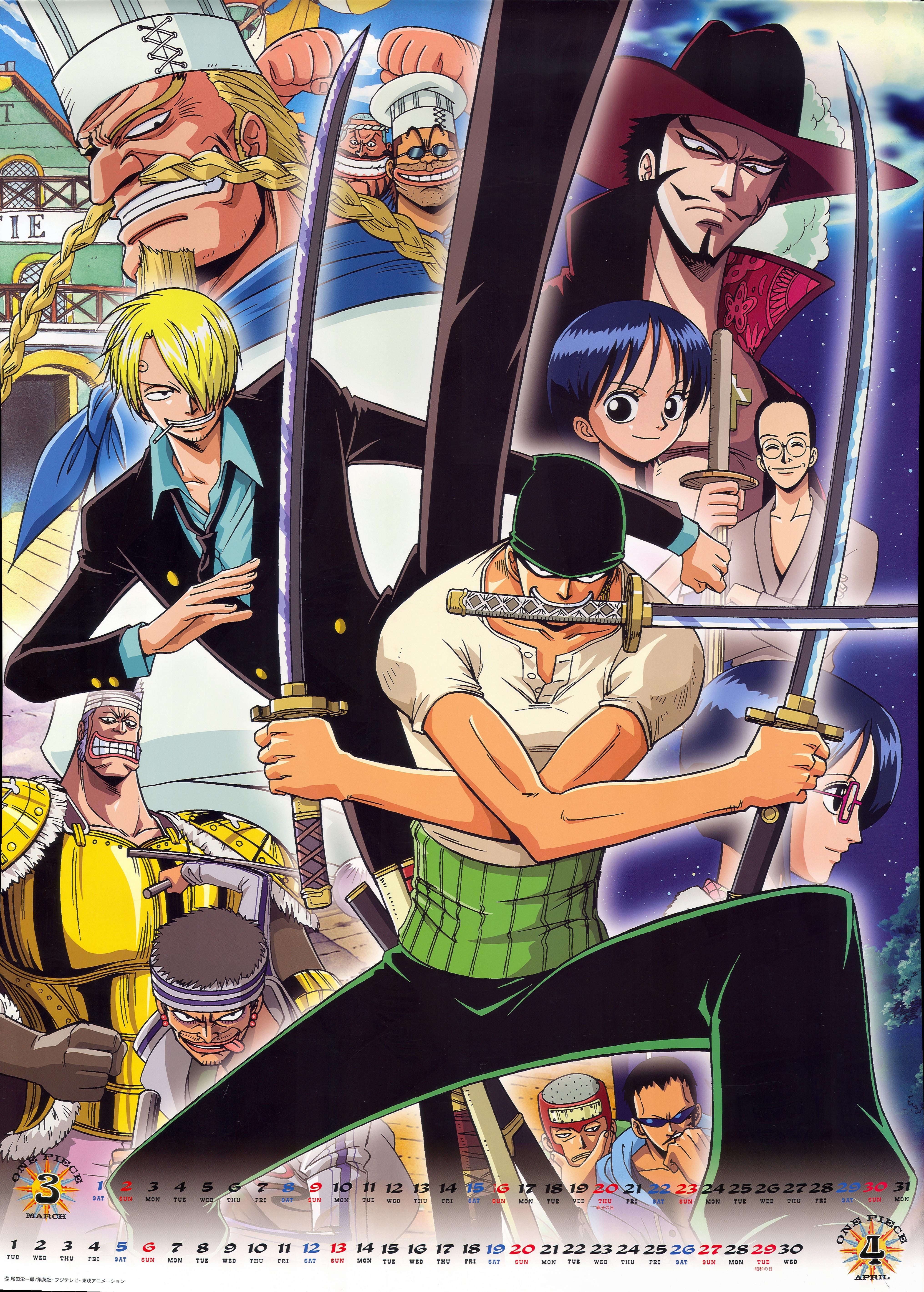 One Piece character poster