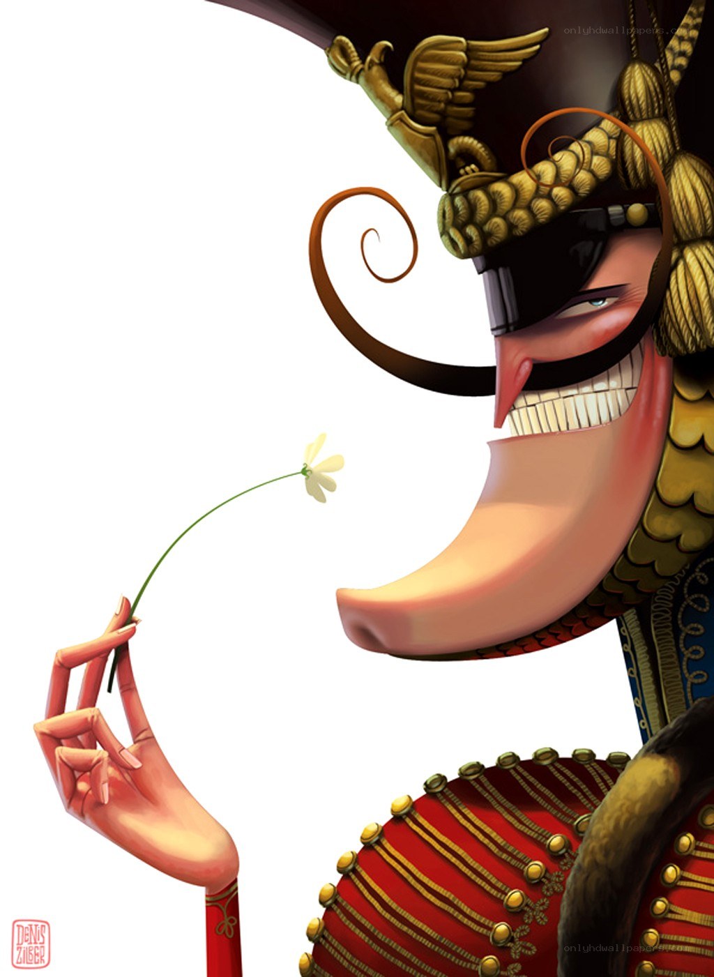 One Piece character with flower