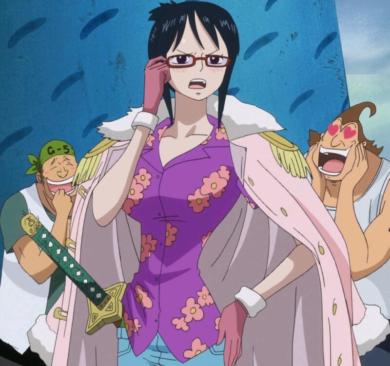 One Piece character with glasses