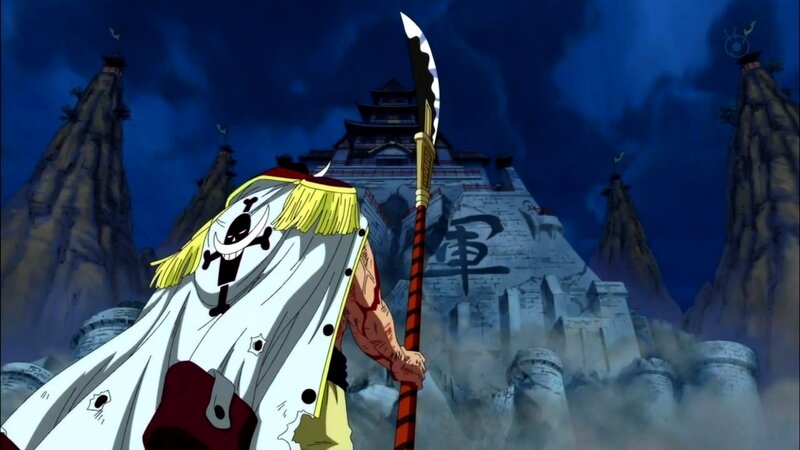 One Piece character with spear