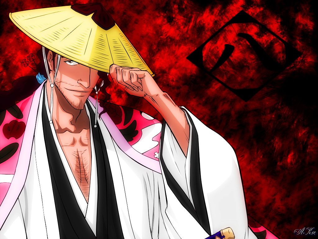 One Piece character with straw hat