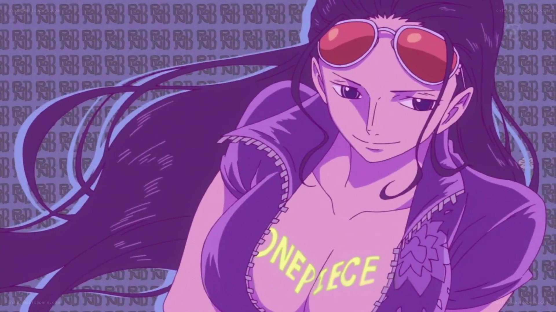 One Piece character with sunglasses