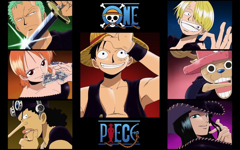 One Piece Characters — Black, Dramatic, Anime