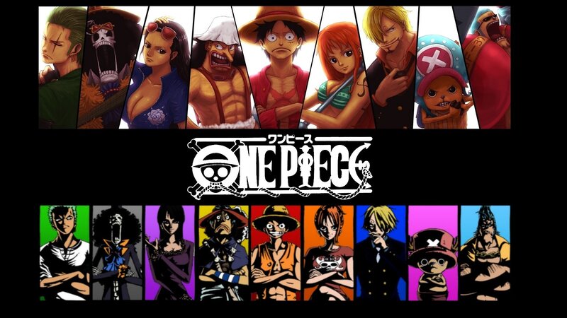 One Piece Characters — Black, Dramatic, Manga, Anime, Logo