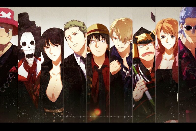 One Piece Characters — Black, Dramatic, Manga, Anime, Skeleton, White
